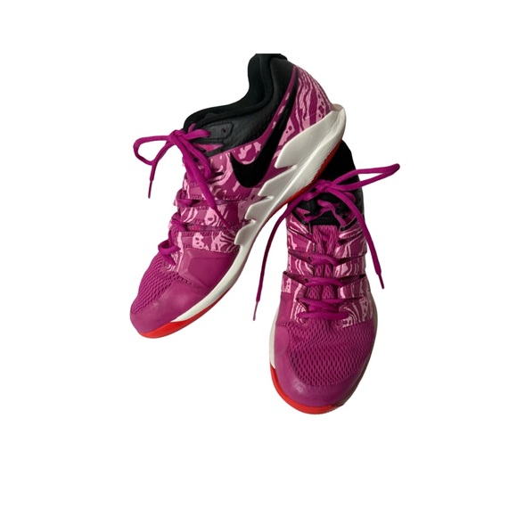 NIKE AIR Shoes - NIKE AIR ZOOM Vapor X Women’s 9.5 Lazer Fuschia & Black